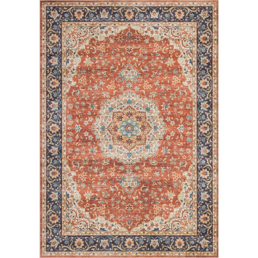 Haus Appeal Designs Hamford 10x14 Medallion Red Area Rug - HA-HAM400410-14