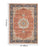 Haus Appeal Designs Hamford 10x14 Medallion Red Area Rug