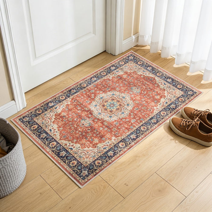 Haus Appeal Designs Hamford Medallion 2x3 Red Accent Rug - HA-HAM40042-3