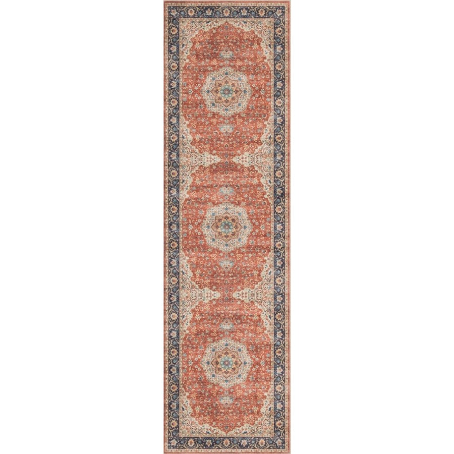 Haus Appeal Designs Hamford Medallion 2x7 Red Runner Rug - HA-HAM40042-7