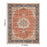 Haus Appeal Designs Hamford Medallion 8x10 Red Area Rug