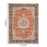 Haus Appeal Designs Hamford Medallion 9x12 Red Area Rug