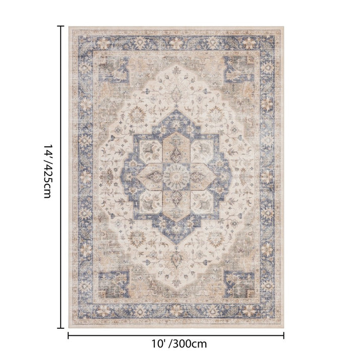 Haus Appeal Hamford 10x14 Ivory Area Rug