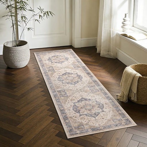 Haus Appeal Designs Hamford 2x7 Ivory Runner Rug