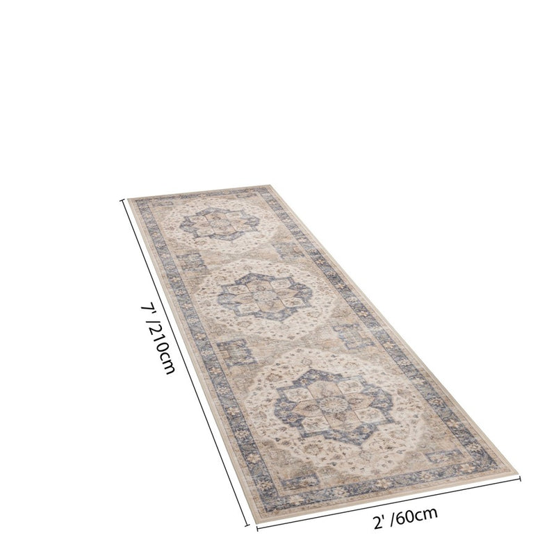 Haus Appeal Hamford 2x7 Ivory Runner Rug