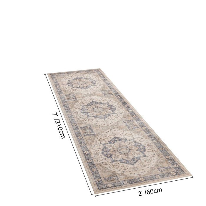 Haus Appeal Designs Hamford 2x7 Ivory Runner Rug