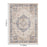 Haus Appeal Designs Hamford 5x7 Ivory Area Rug
