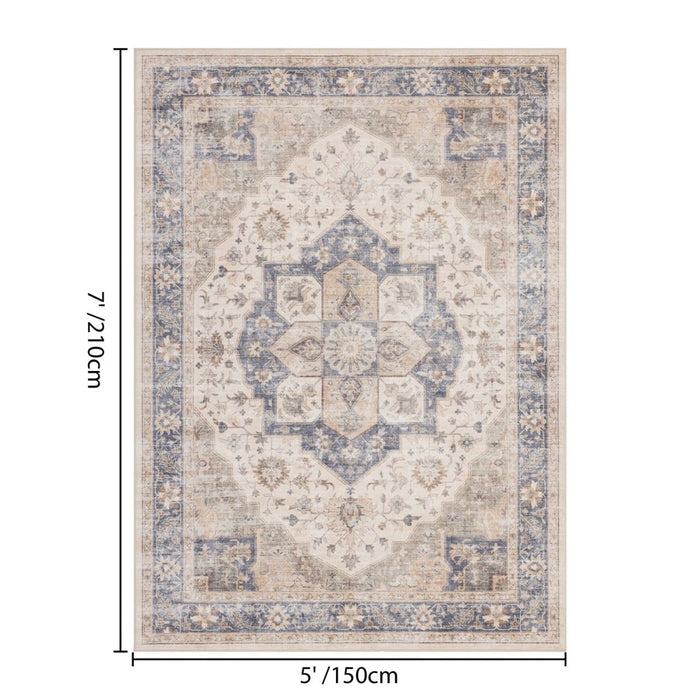Haus Appeal Designs Hamford 5x7 Ivory Area Rug