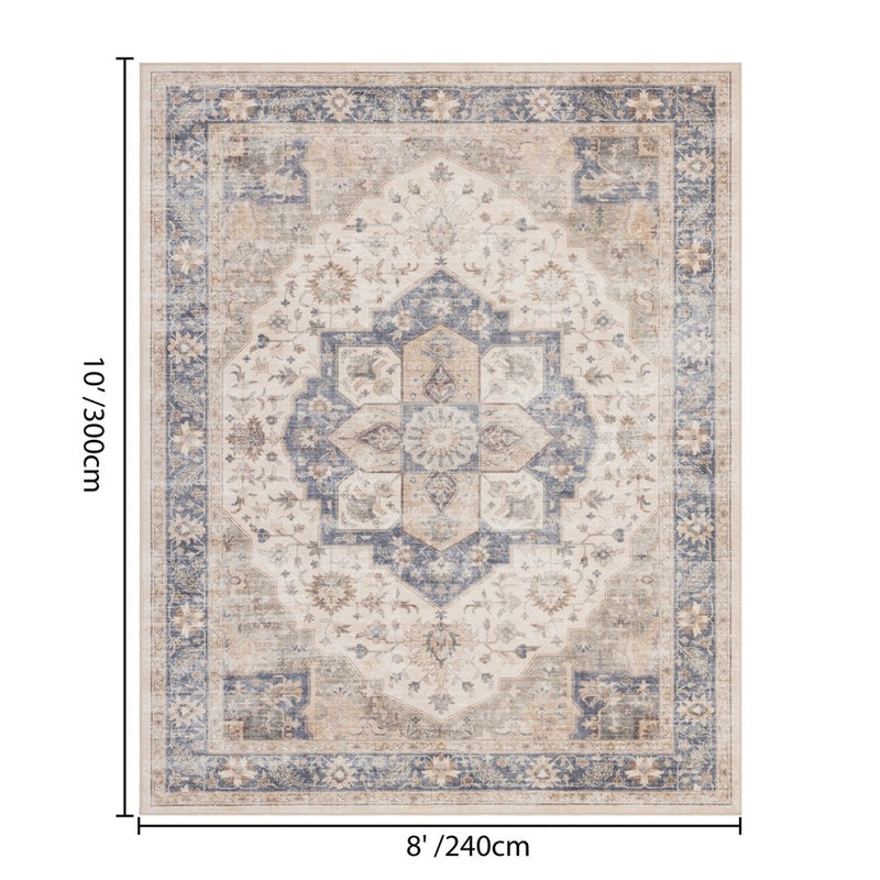Haus Appeal Hamford 8x10 Ivory Area Rug