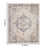Haus Appeal Hamford 8x10 Ivory Area Rug