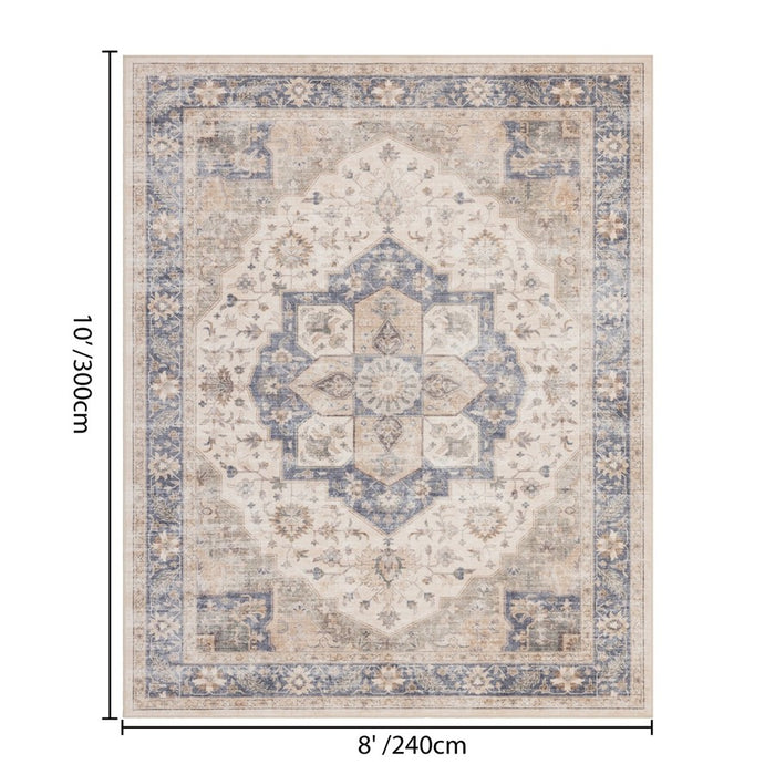Haus Appeal Hamford 8x10 Ivory Area Rug