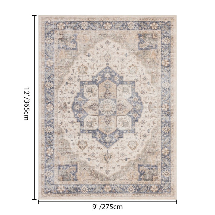Haus Appeal Hamford 9x12 Ivory Area Rug