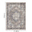 Haus Appeal Hamford 10x14 Brown Area Rug