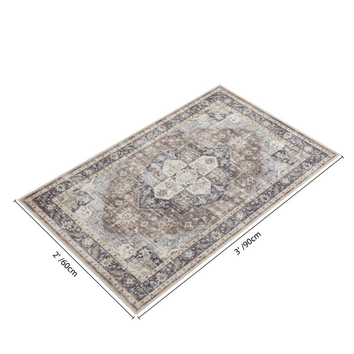 Haus Appeal Hamford 2x3 Brown Accent Rug