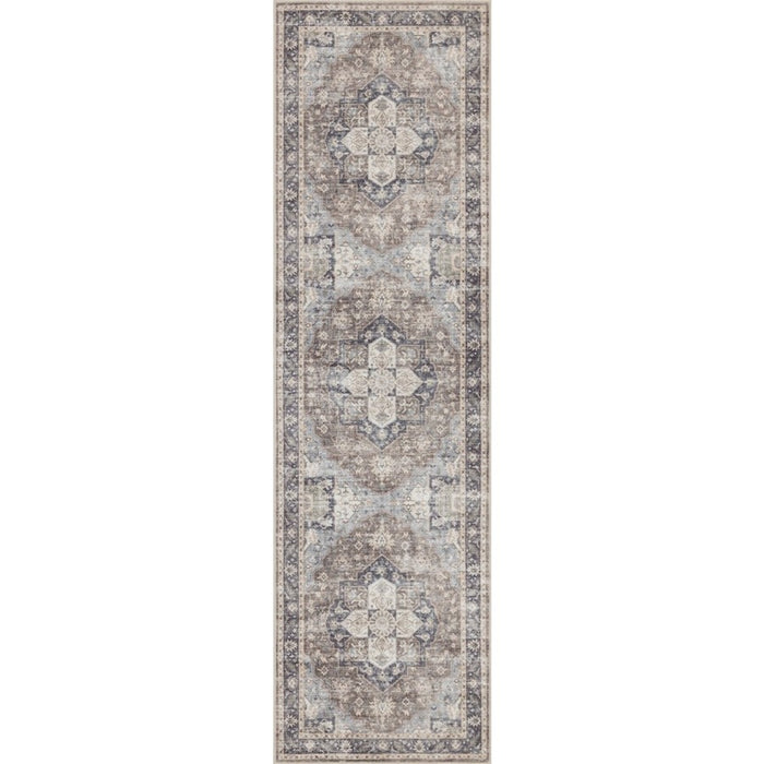 Haus Appeal Designs Hamford 2x7 Brown Runner Rug - HA-HAM40062-7