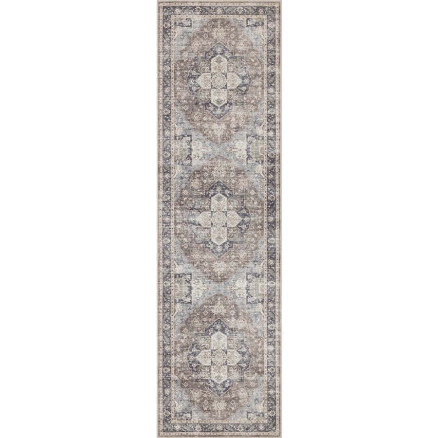 Haus Appeal Designs Hamford 2x7 Brown Runner Rug - HA-HAM40062-7