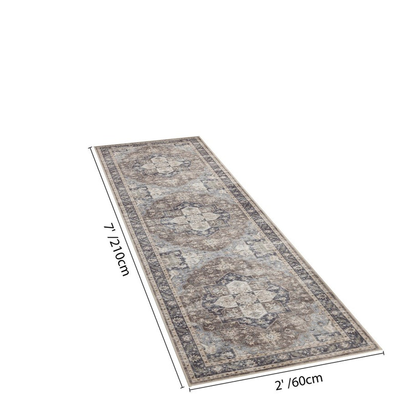 Haus Appeal Hamford 2x7 Brown Runner Rug
