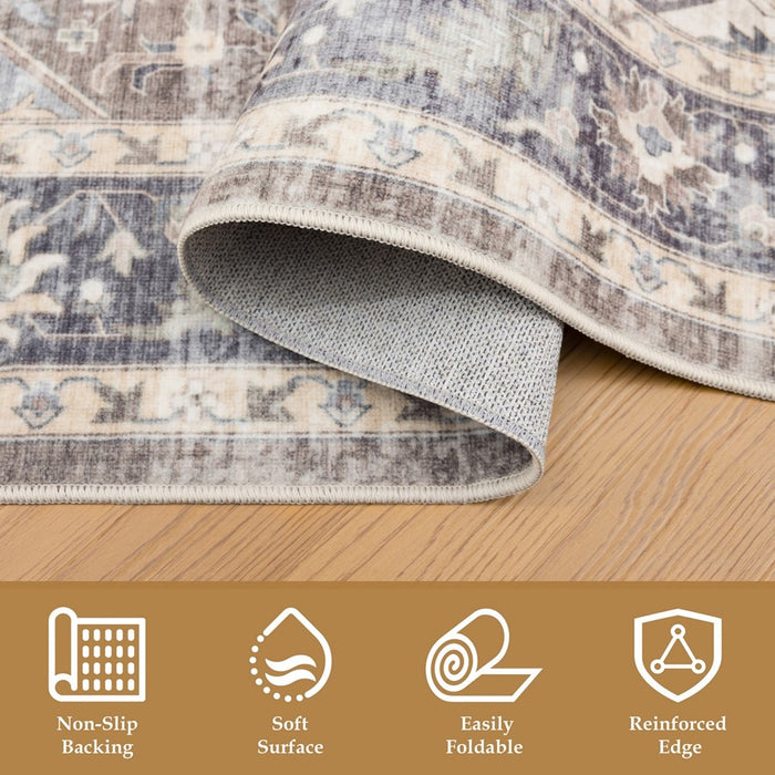 Haus Appeal Hamford 2x7 Brown Runner Rug