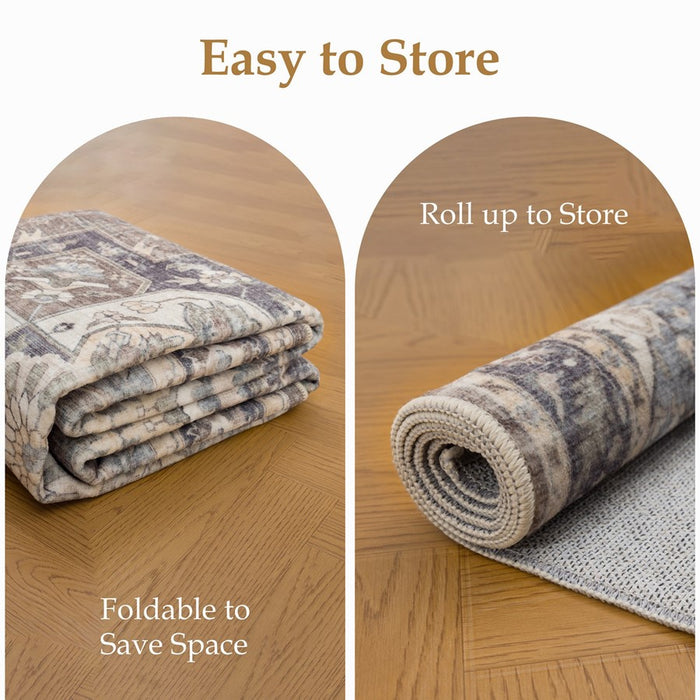 Haus Appeal Hamford 2x7 Brown Runner Rug
