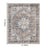 Haus Appeal Hamford 8x10 Brown Area Rug
