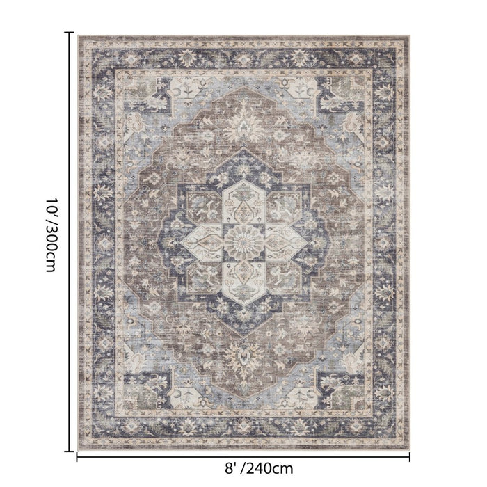 Haus Appeal Hamford 8x10 Brown Area Rug