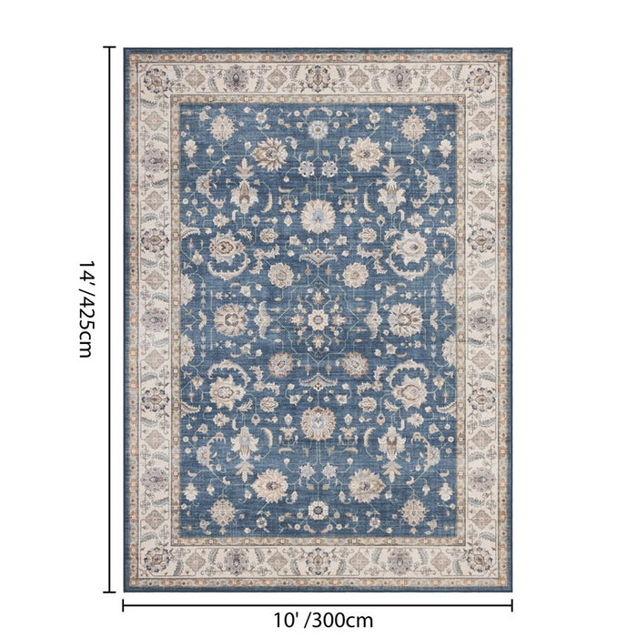 Haus Appeal Hamford 10x14 Navy Area Rug