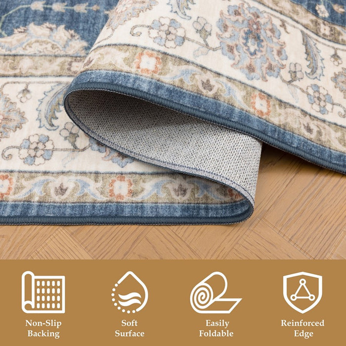 Haus Appeal Hamford 2x3 Navy Accent Rug