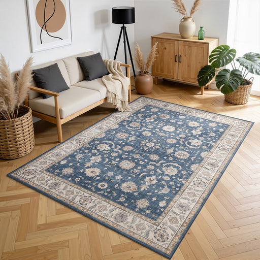 Haus Appeal Designs Hamford 5x7 Navy Area Rug