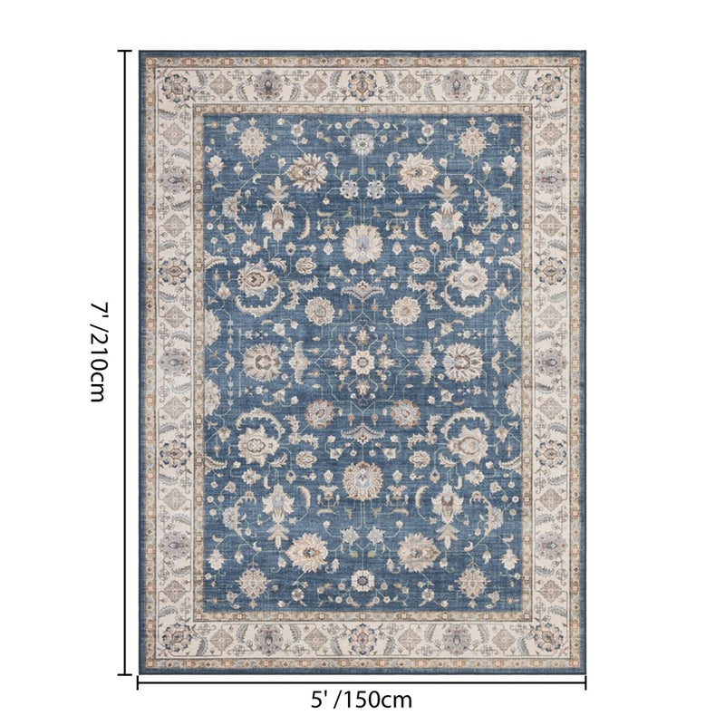 Haus Appeal Hamford 5x7 Navy Area Rug