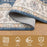 Haus Appeal Designs Hamford 5x7 Navy Area Rug