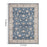Haus Appeal Hamford 9x12 Navy Area Rug