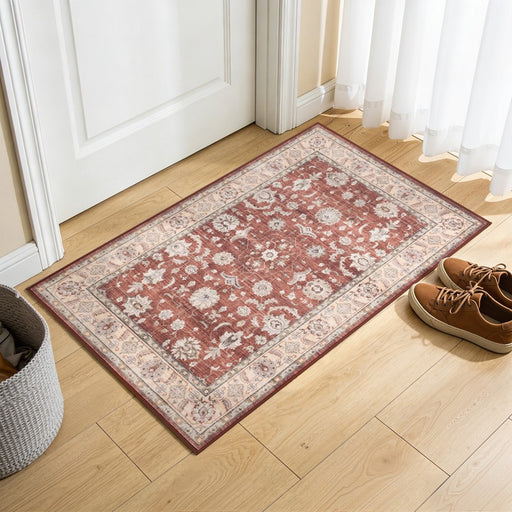 Haus Appeal Designs Hamford 2x3 Red Accent Rug - HA-HAM40082-3