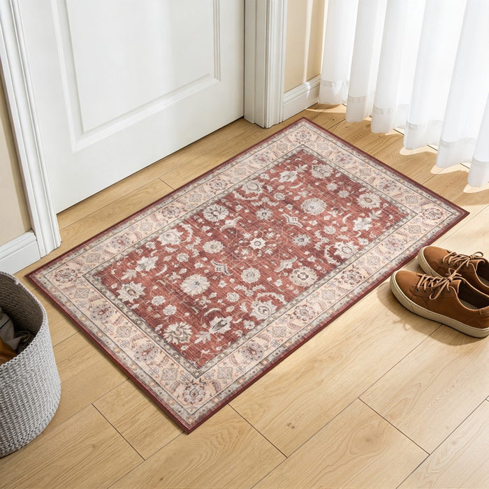 Haus Appeal Designs Hamford 2x3 Red Accent Rug - HA-HAM40082-3