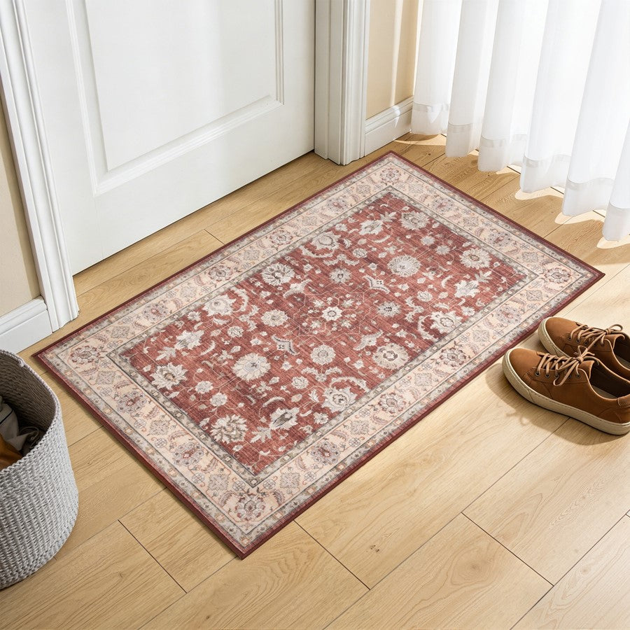 Haus Appeal Designs Hamford 2x3 Red Accent Rug - HA-HAM40082-3