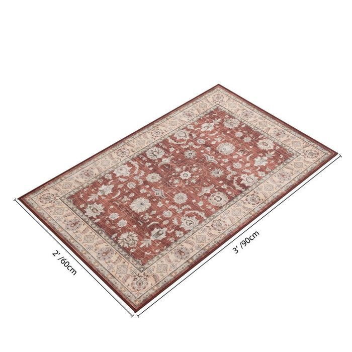 Haus Appeal Designs Hamford 2x3 Red Accent Rug