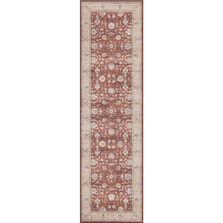 Haus Appeal Designs Hamford 2x7 Red Runner Rug - HA-HAM40082-7