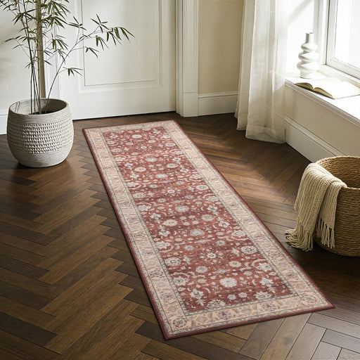 Haus Appeal Designs Hamford 2x7 Red Runner Rug