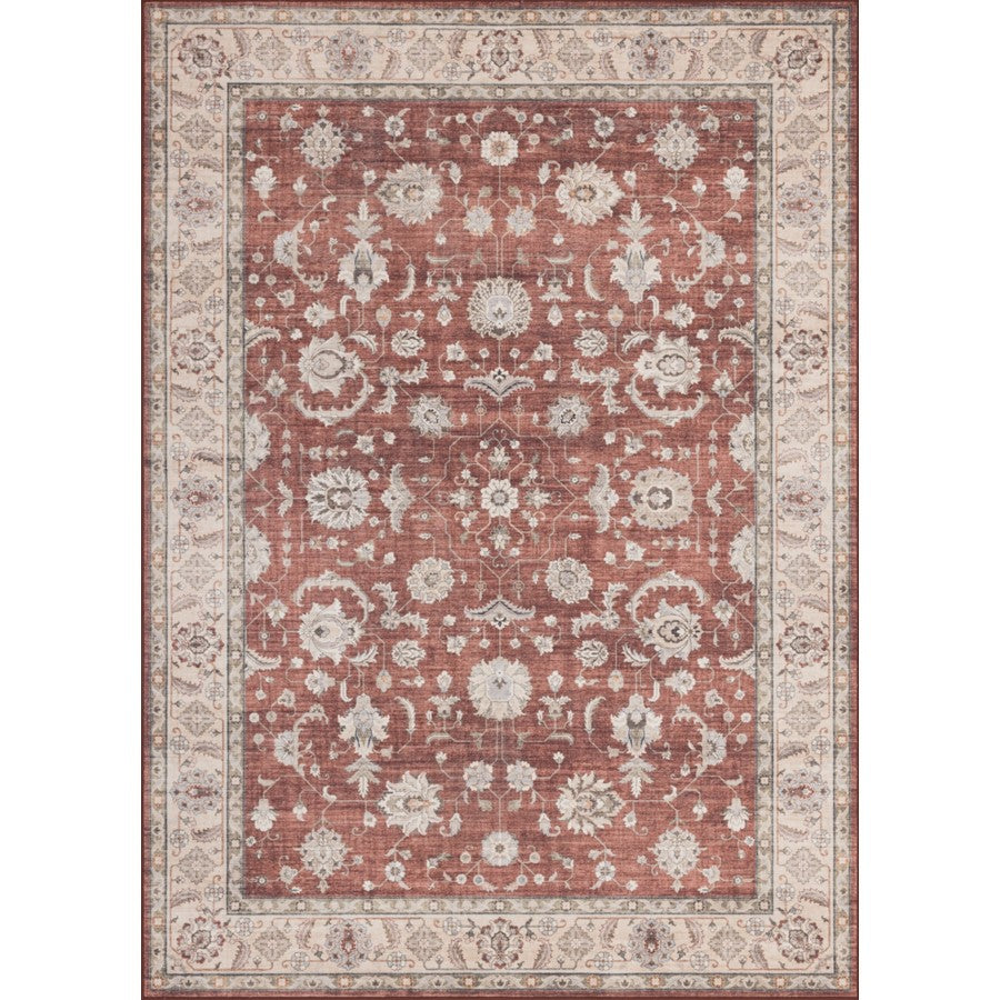 Haus Appeal Designs Hamford 5x7 Red Area Rug - HA-HAM40085-7