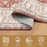 Haus Appeal Designs Hamford 8x10 Red Area Rug