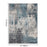 Haus Appeal Designs Metronova 10x14 Blue Area Rug