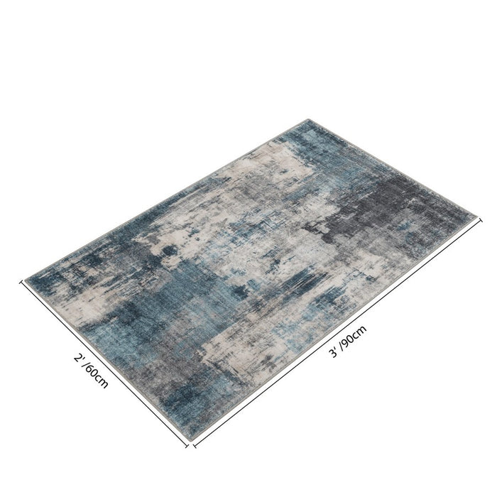 Haus Appeal Designs Metronova 2x3 Blue Accent Rug