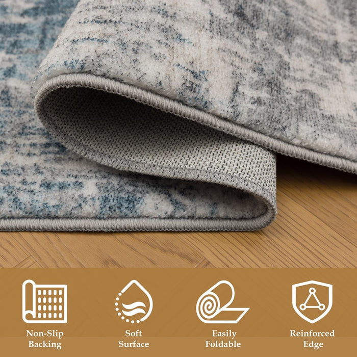 Haus Appeal Designs Metronova 2x3 Blue Accent Rug
