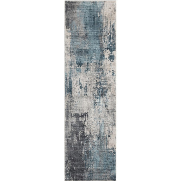 Haus Appeal Designs Metronova 2x7 Blue Runner Rug - HA-MET80012-7