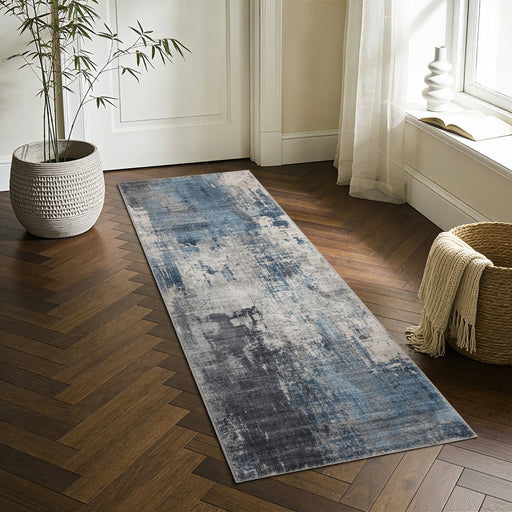 Haus Appeal Metronova 2x7 Blue Runner Rug