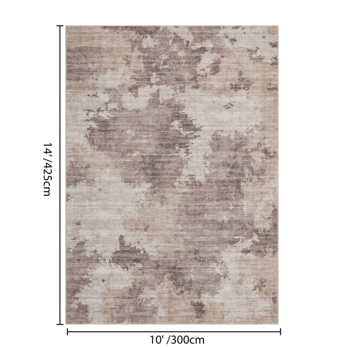 Haus Appeal Metronova 10x14 Beige Area Rug