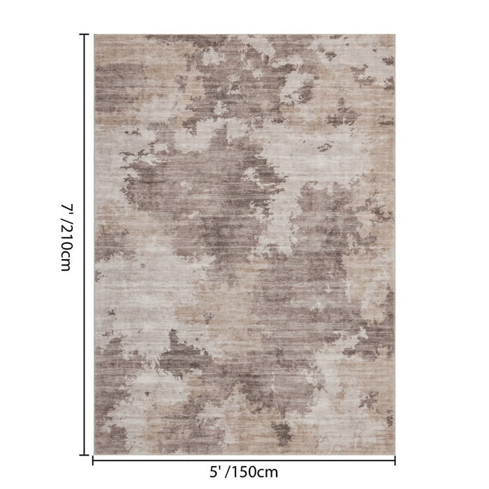 Haus Appeal Metronova 5x7 Beige Area Rug