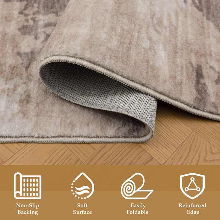 Haus Appeal Metronova 8x10 Beige Area Rug