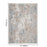 Haus Appeal Metronova 10x14 Multi Area Rug, Ivory