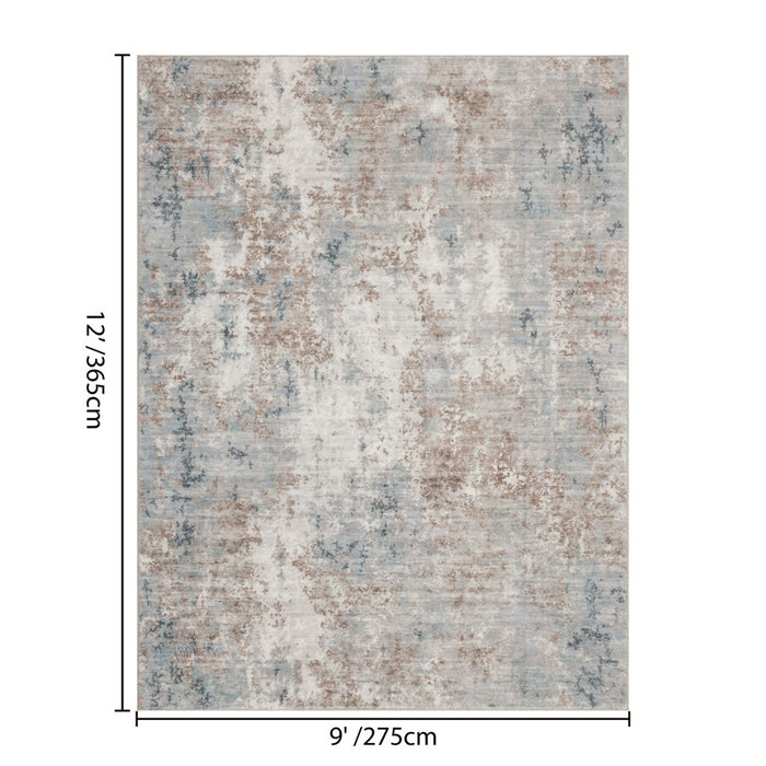 Haus Appeal Metronova 9x12 Multi Area Rug, Ivory