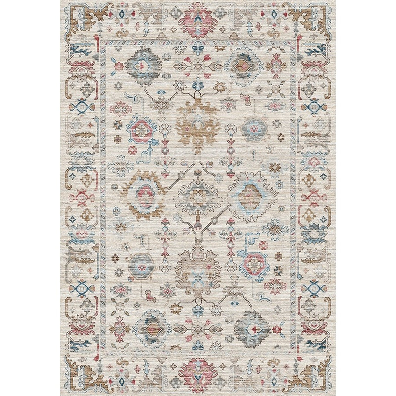 Haus Appeal Mansion 5'3'' x 7'3'' Area Rug, Multi Beige